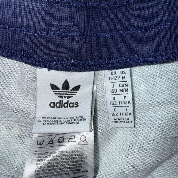 Adidas Big Boys Camo Print Crew Sweatshirt Shorts Set Size Medium (11-12) - Picture 3 of 10